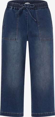 Marie Lund Wide leg Jeans in Blue: front