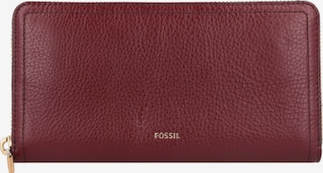 FOSSIL Wallet 'Logan ' in Red: front