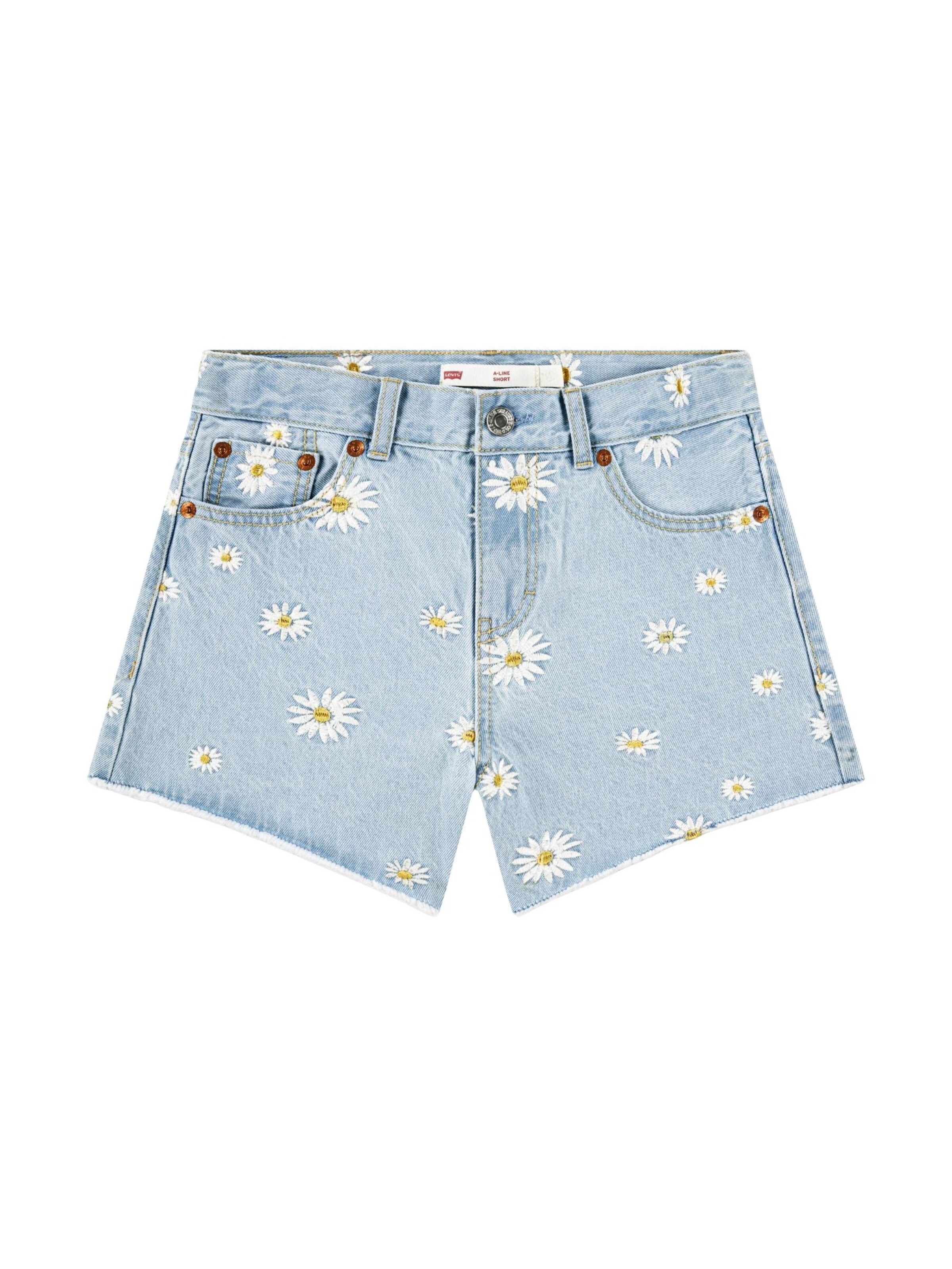 regular Jeans 'LVG DAISY DENIM A LINE SHORT' di Levi's Kids in blu: frontale