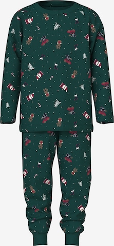 NAME IT Pajamas in Green: front