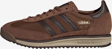 Baskets basses 'SL 72' ADIDAS ORIGINALS en marron : devant