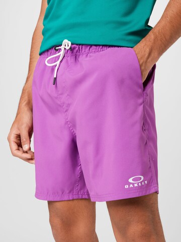 OAKLEY Regular Sports trousers 'CLEAR LAKE' in Purple