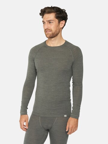 DANISH ENDURANCE Base Layer 'Merino' in Grey: front