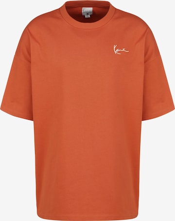 Tricou de la Karl Kani pe portocaliu: față