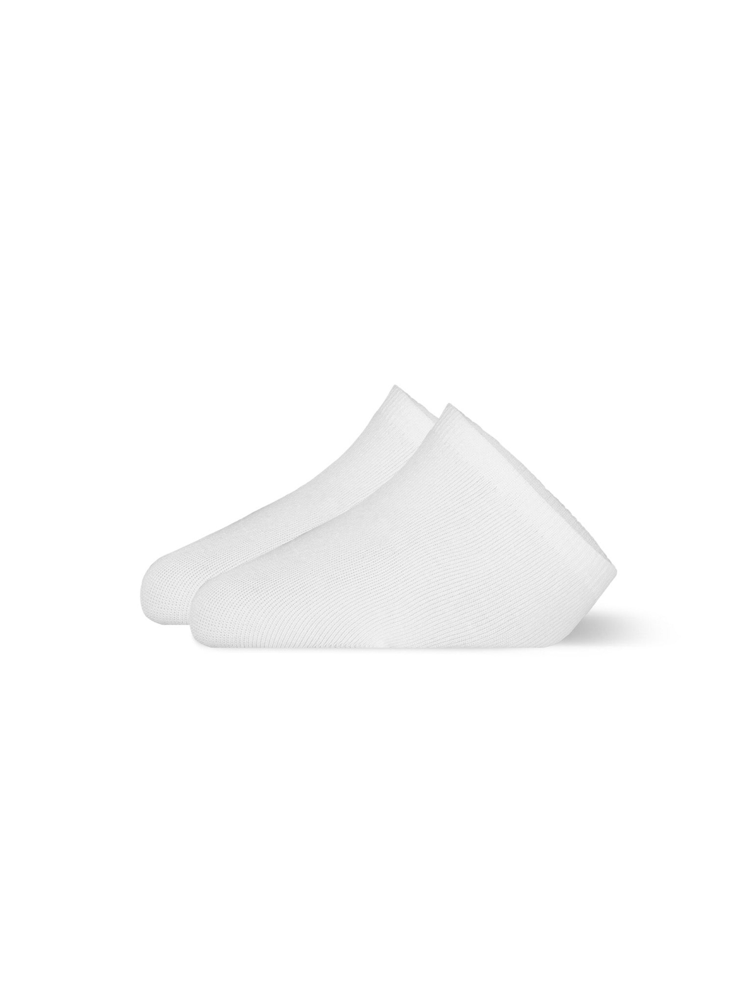 SNOCKS Füßlinge in Weiß: Vorderseite