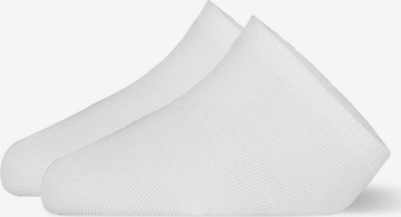 SNOCKS Füßlinge in Weiß: Vorderseite