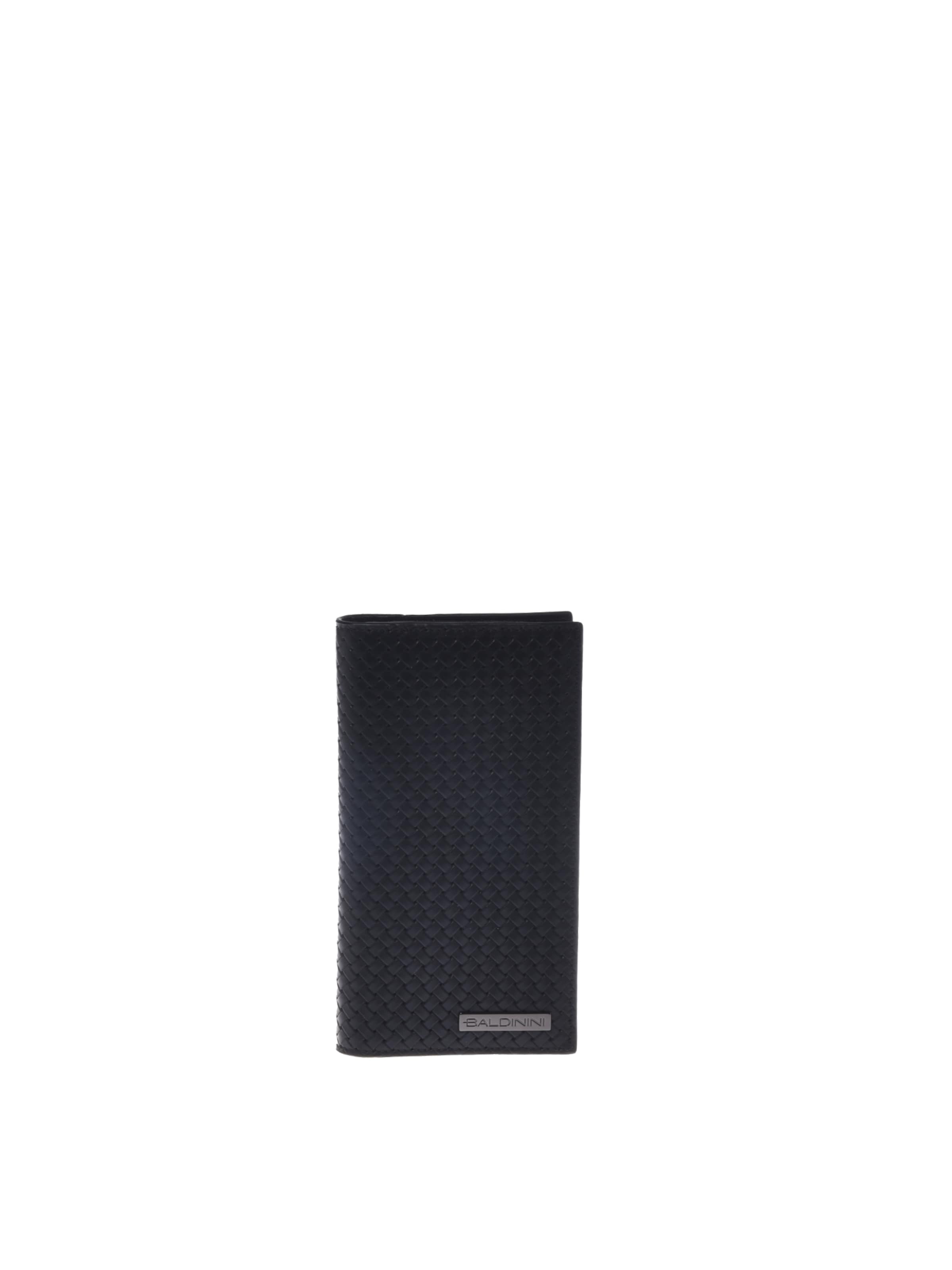 BALDININI Wallet in Black: front
