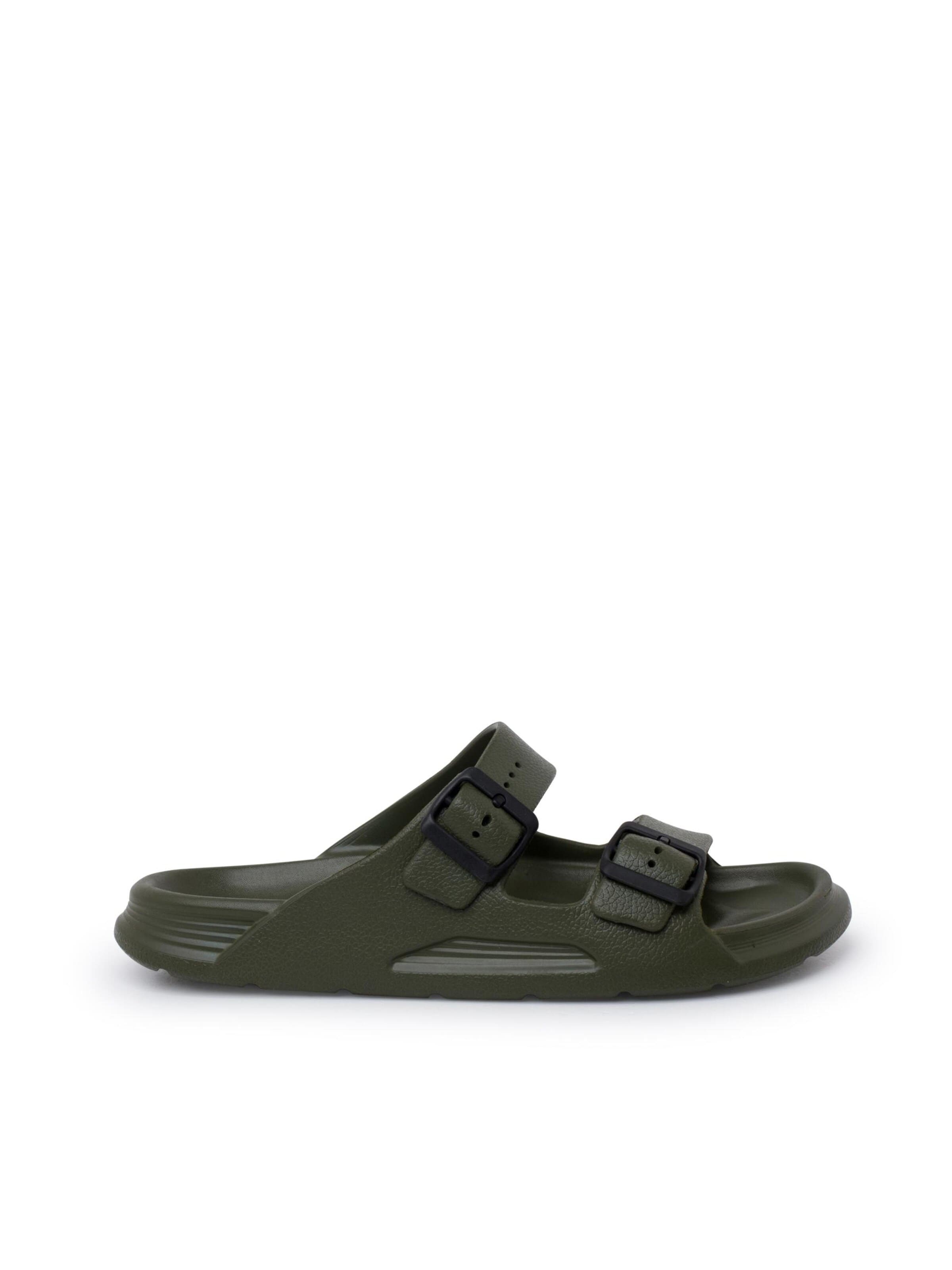 Claquettes / Tongs IGOR en vert : devant