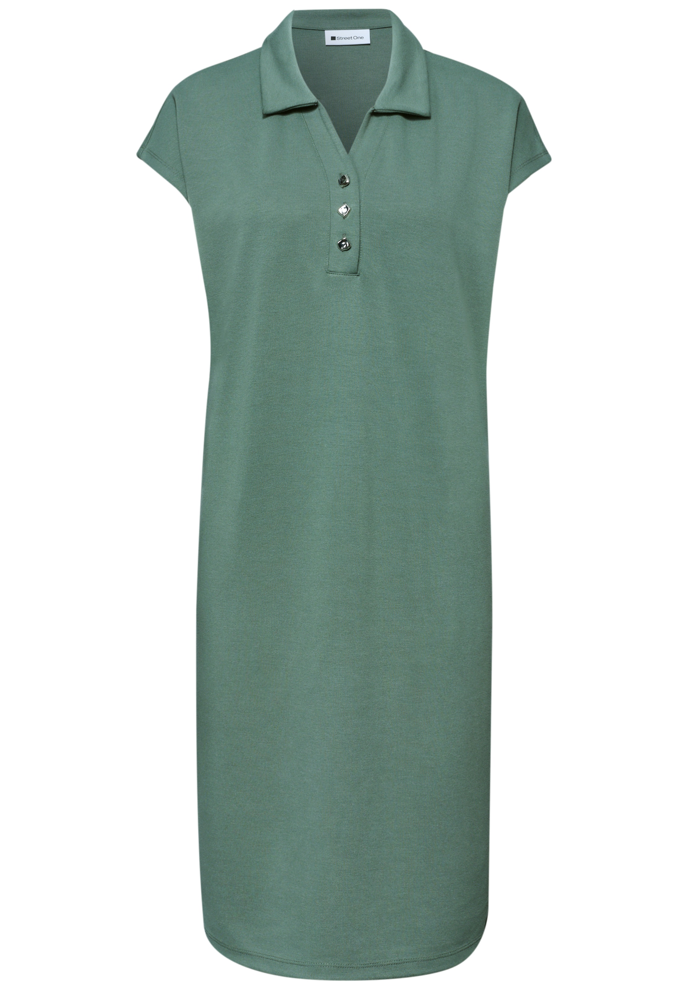 STREET ONE Kleid in Grün: Vorderseite