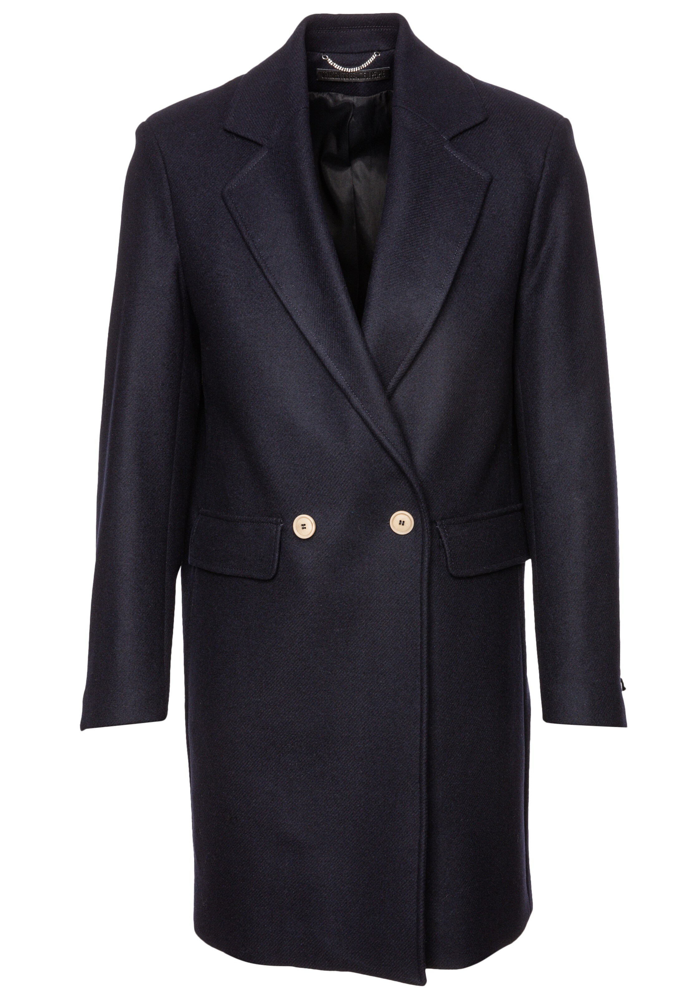 DRYKORN Übergangsmantel 'Luno' in Blau: Vorderseite