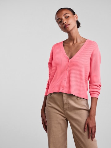 Cardigan 'Crista' PIECES en rose : devant