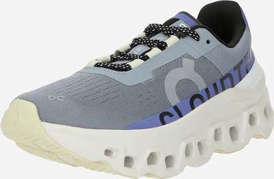 On Laufschuh 'Cloudmonster' in grau / lila / schwarz, Produktansicht