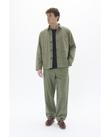 Matinique Loose fit Chino trousers in Green