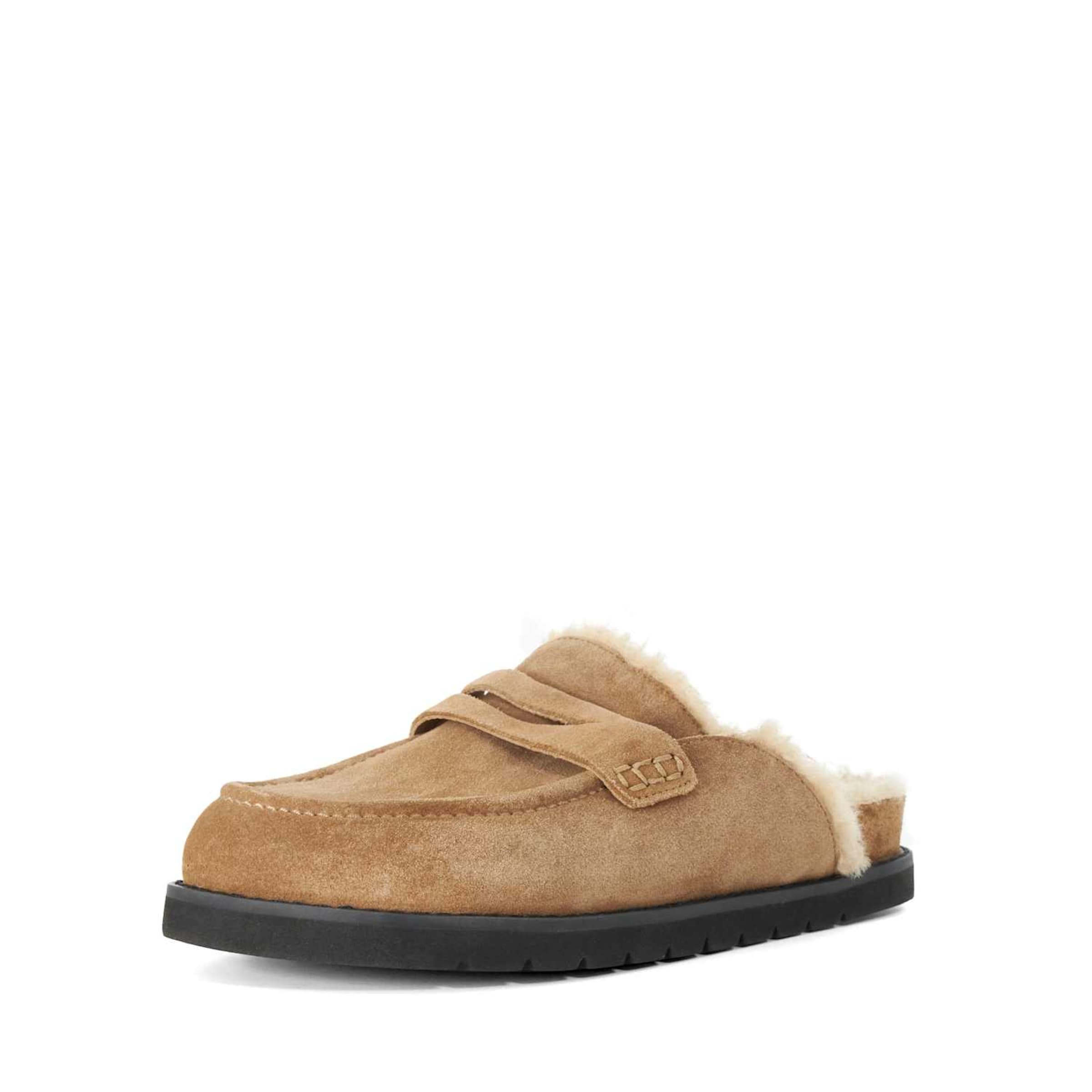 Dune LONDON Mules 'Goldy' in Beige: front