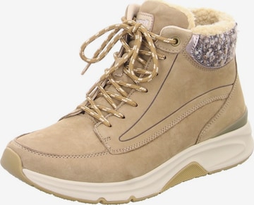 Gabor Rollingsoft Schnürstiefelette in Braun: Vorderseite