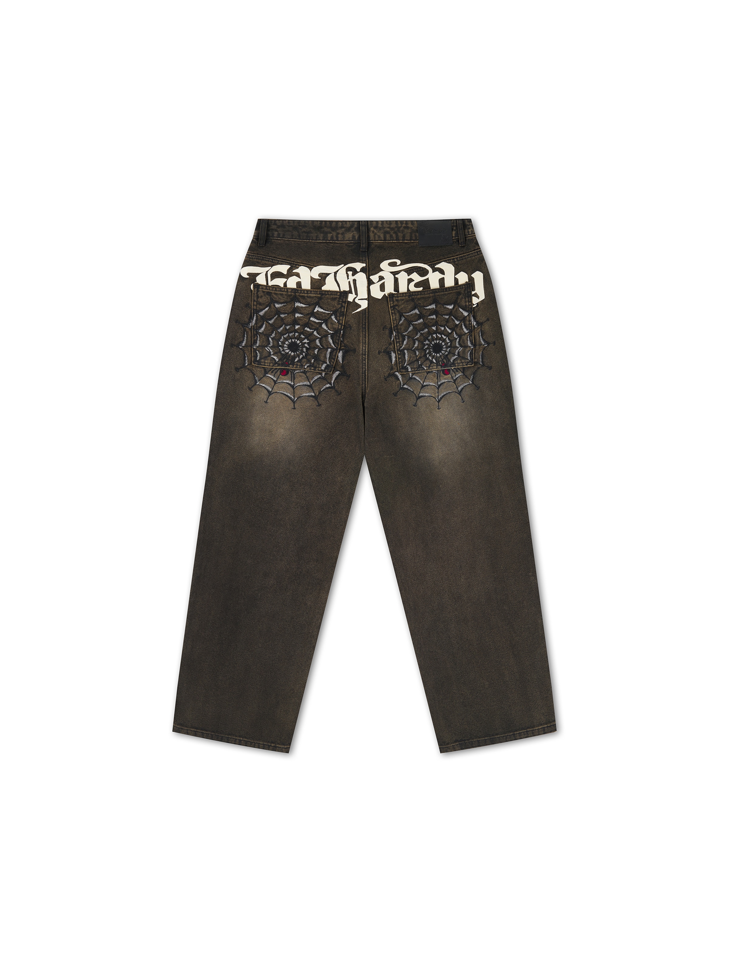 Ed Hardy Loosefit Jeans i brun