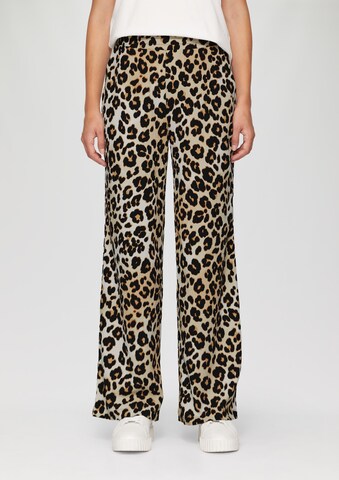 s.Oliver Wide Leg Hose in Beige: Vorderseite