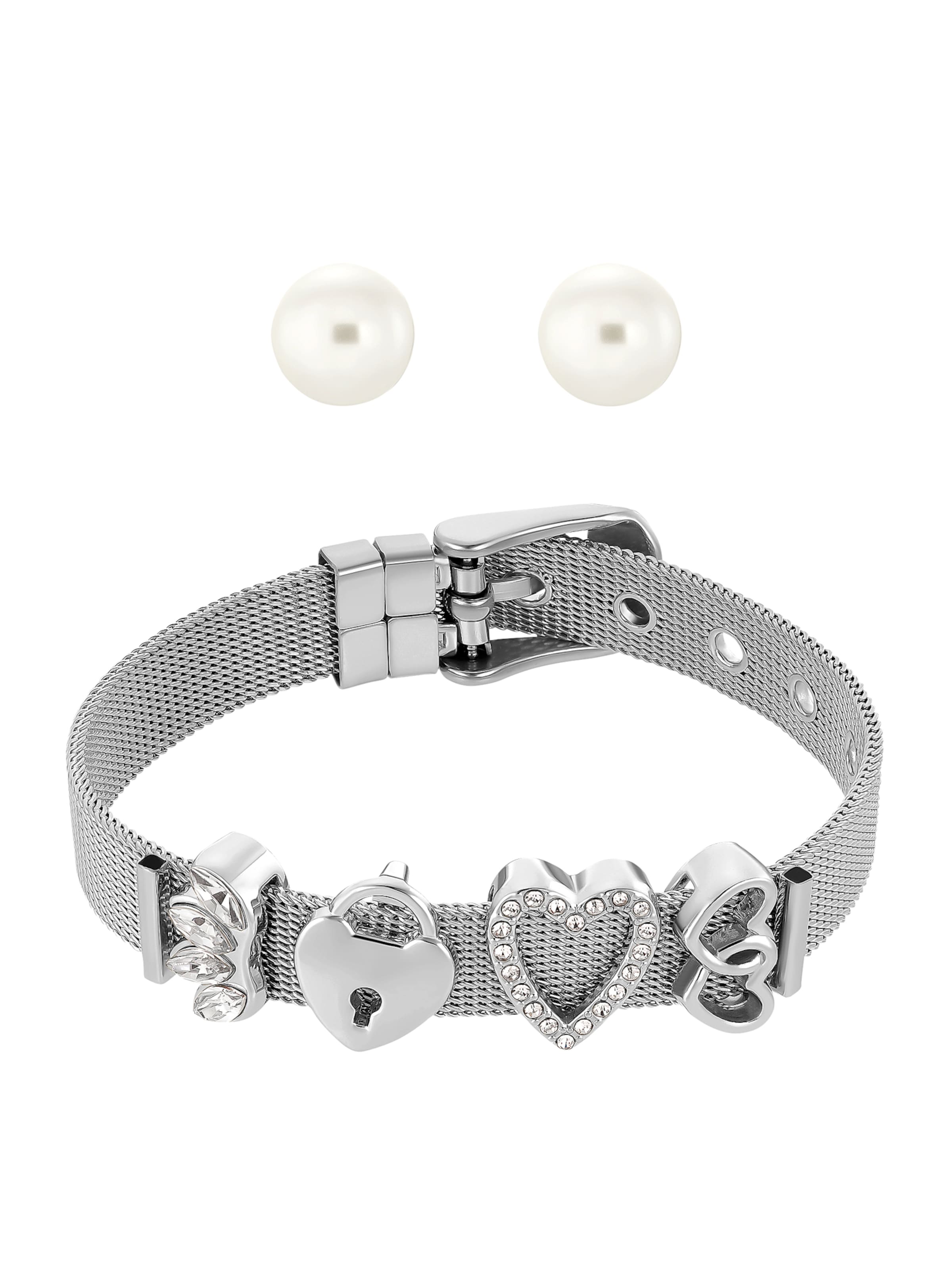 Heideman Sieraden set 'Milanaise' in Zilver: voorkant