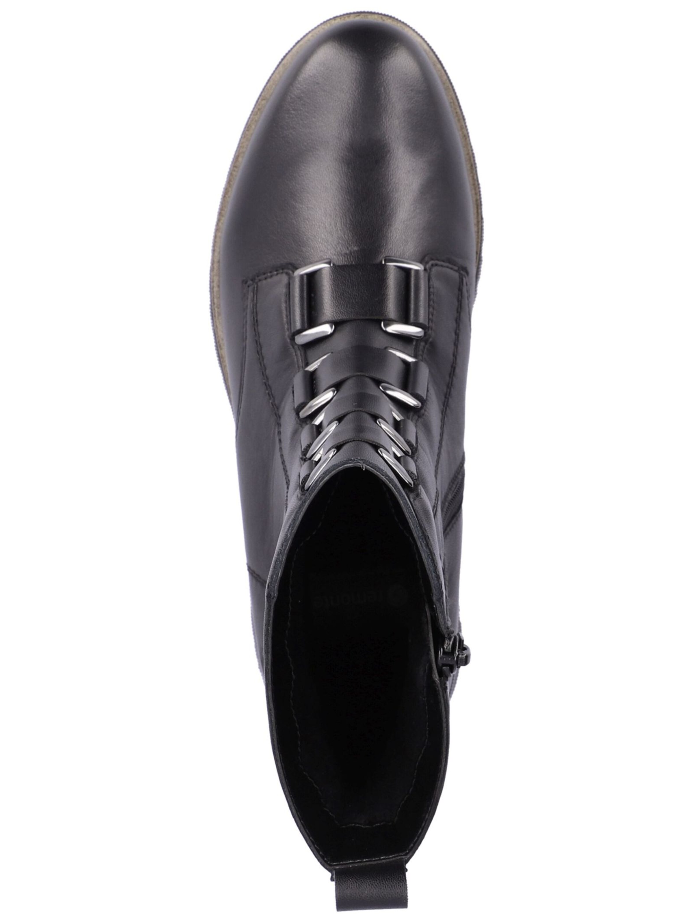 REMONTE Schnürstiefelette in Schwarz