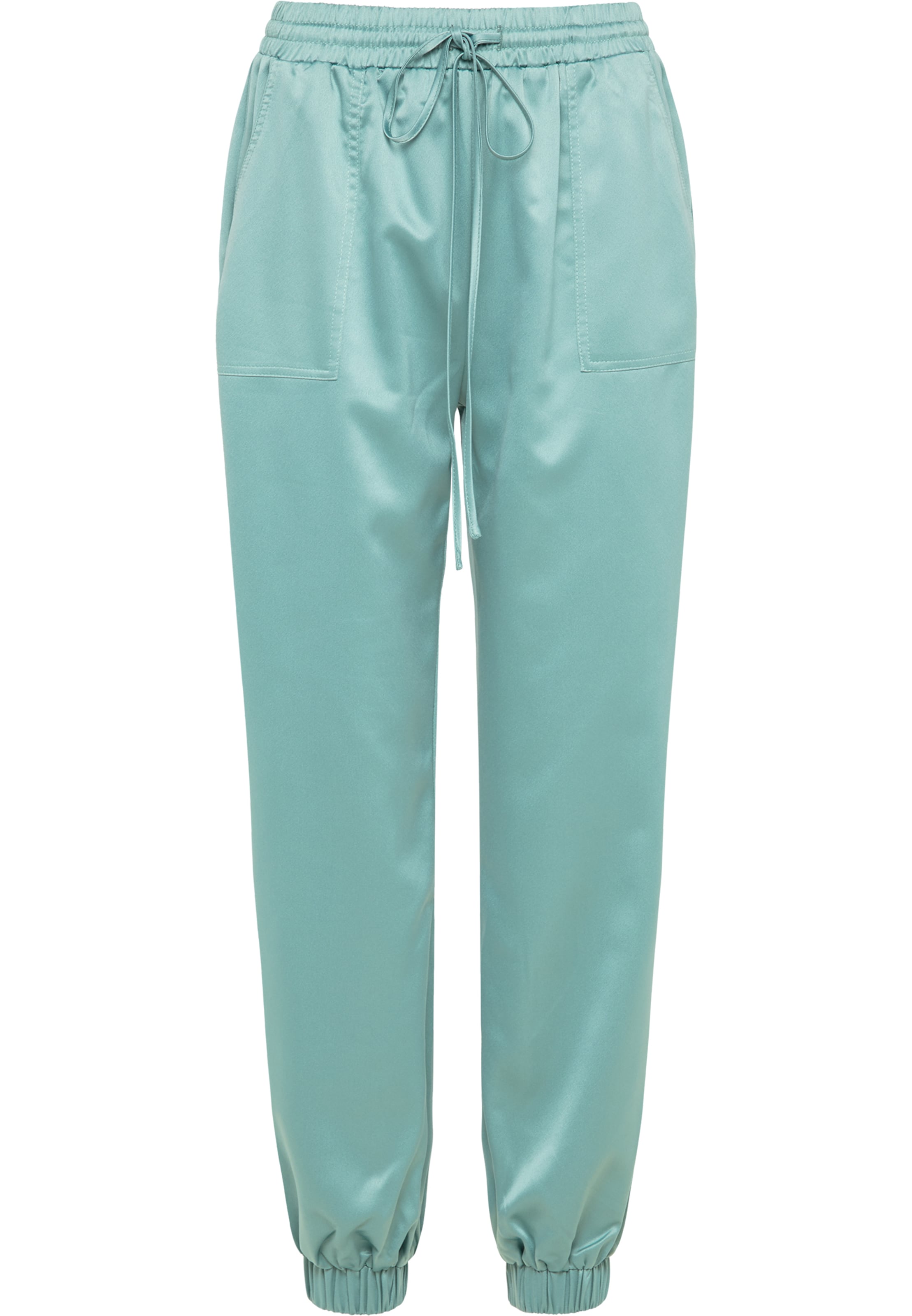 Abbigliamento Taglie comode RISA Pantaloni in Verde Pastello 