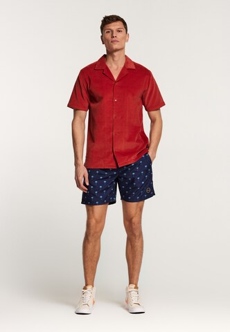 Shiwi Regular fit Button Up Shirt 'Dave' in Red