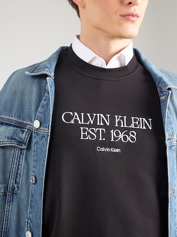 Calvin Klein Jeans Sweatshirt '1968 NYC' in Zwart