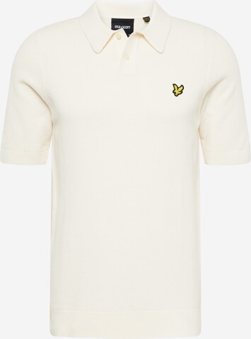 Lyle & Scott Tričko – béžová: přední strana