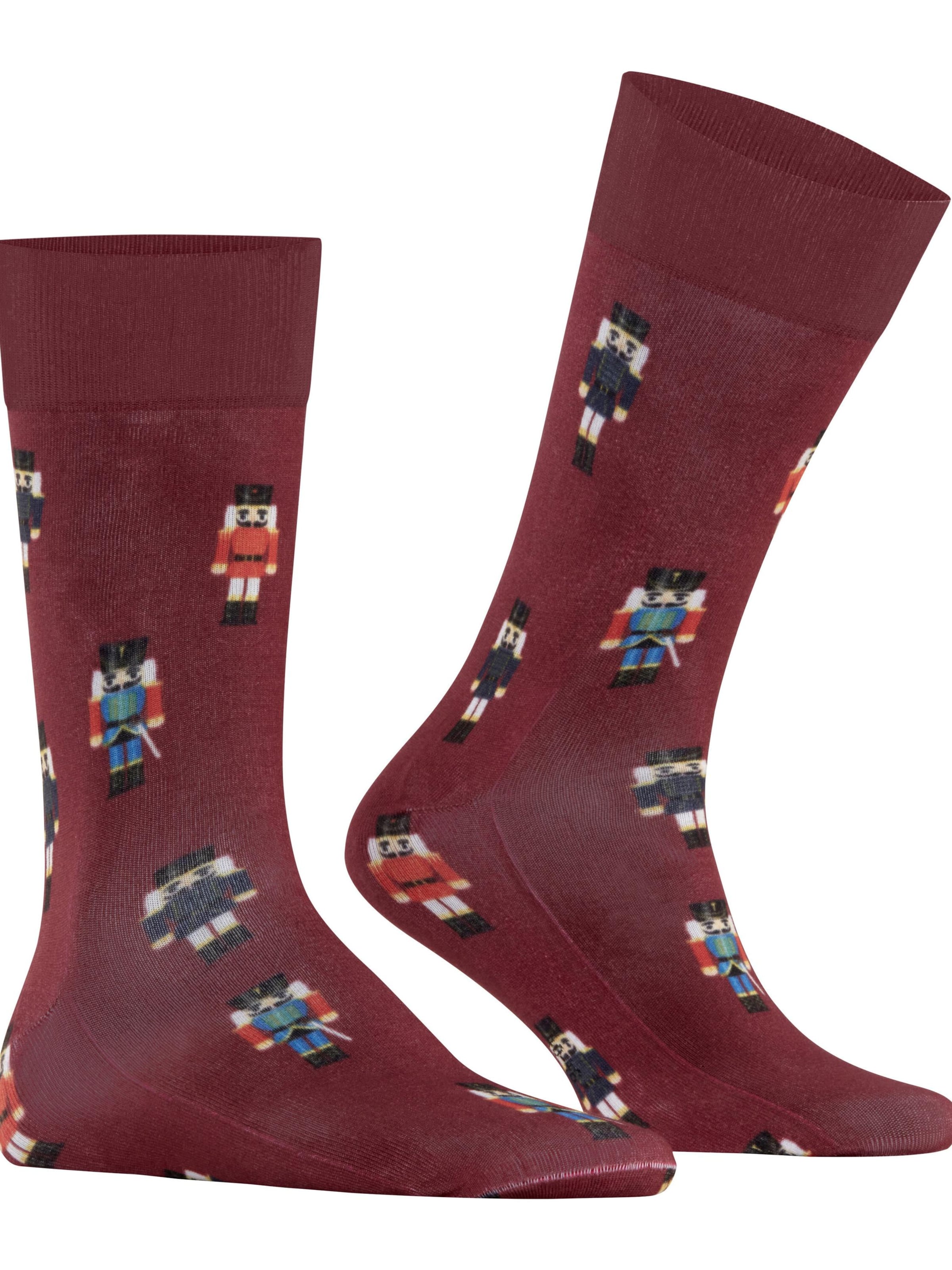 BURLINGTON Socks 'December Days' in Red