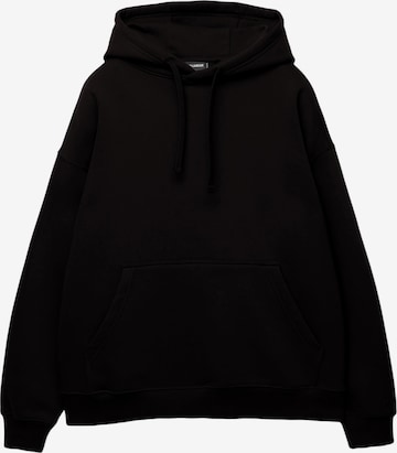 Felpa di Pull&Bear in nero: frontale