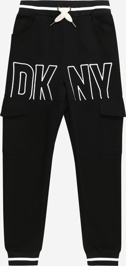 Pantaloni DKNY pe negru / alb, Vizualizare produs