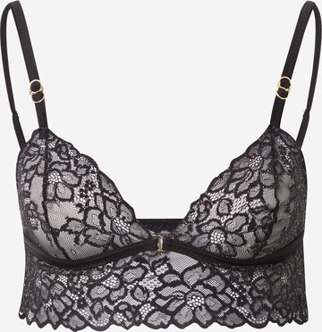 Stella McCartney Triangle Bra in Black: front