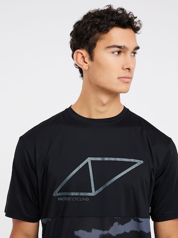 PROTEST Functioneel shirt 'PRTMASLOW' in Zwart