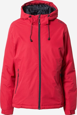 Veste outdoor CMP en rouge : devant