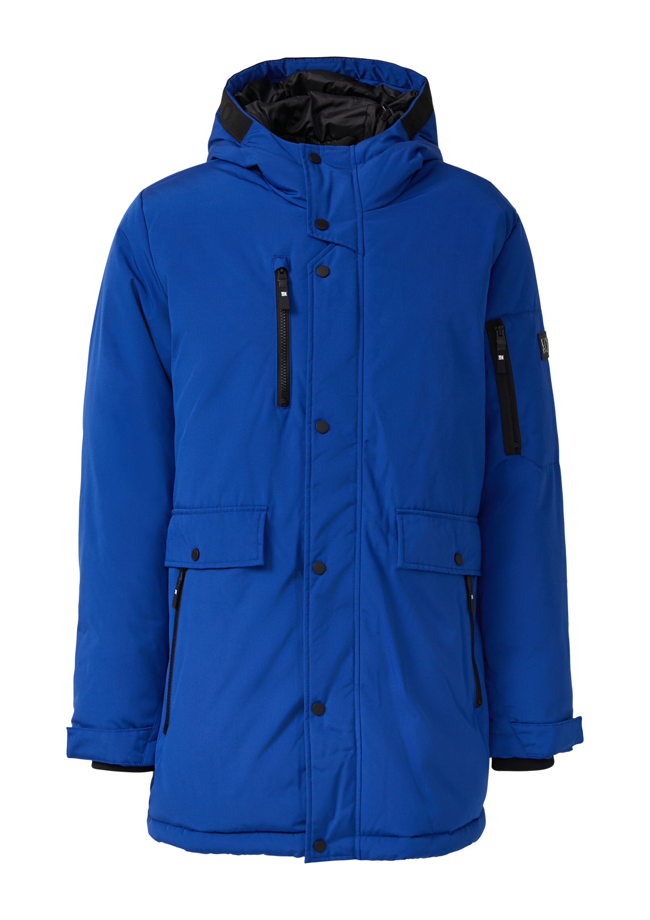 Giacca invernale di s.Oliver in blu: frontale