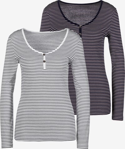 BEACH TIME Μπλουζάκι σε μαύρο / λευκό, Άποψη προϊόντος