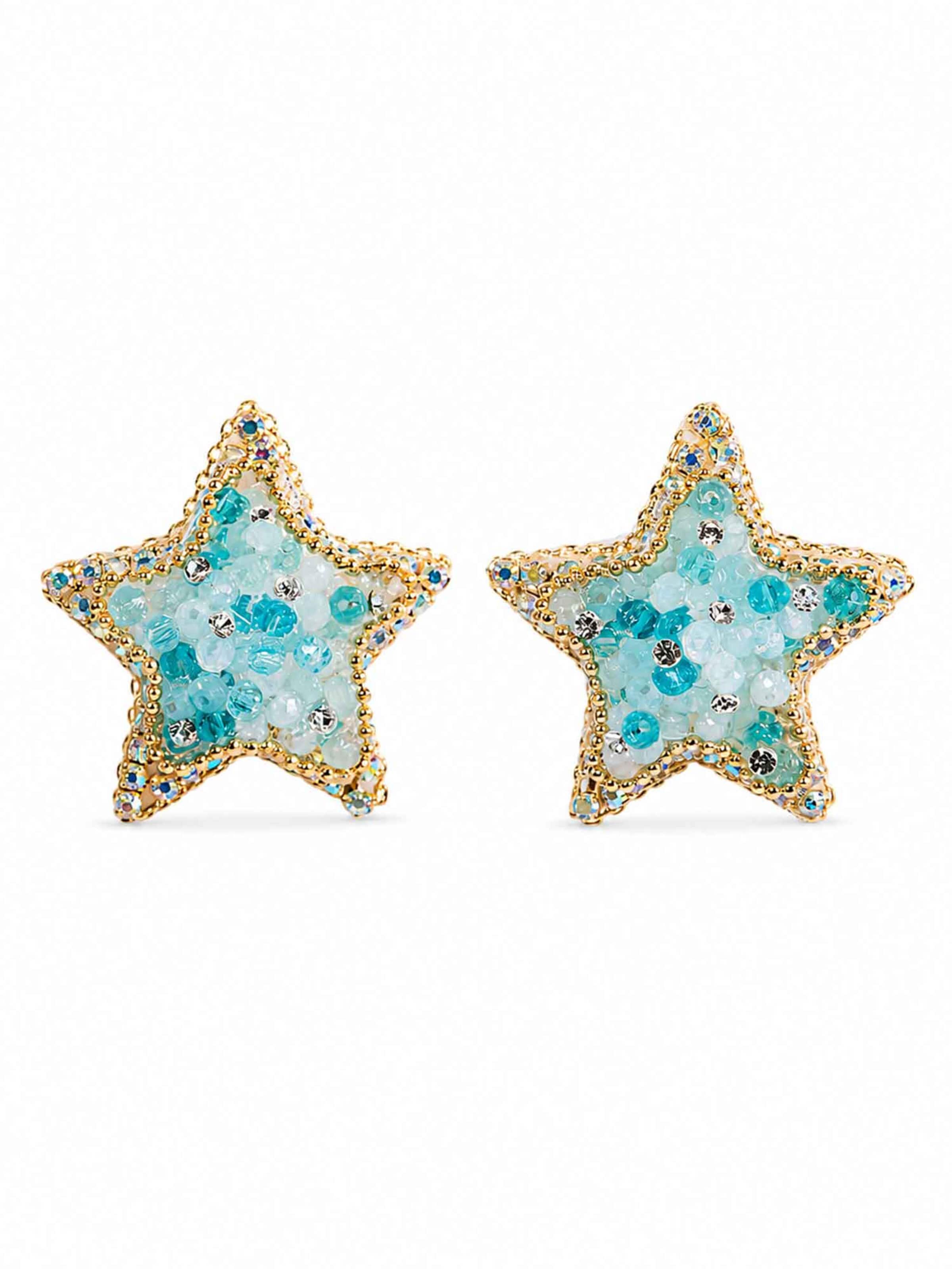 RteRme Earrings 'Mar' in Blue