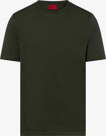 HUGO Shirt 'Dimerstee' in Green: front
