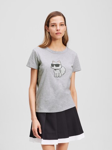 Karl Lagerfeld Футболка в Серый: спереди