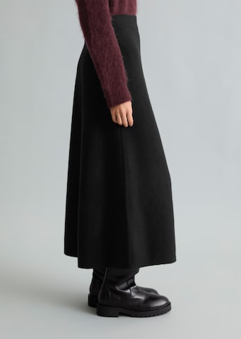 Marc O'Polo DENIM Rok in Zwart: zijkant