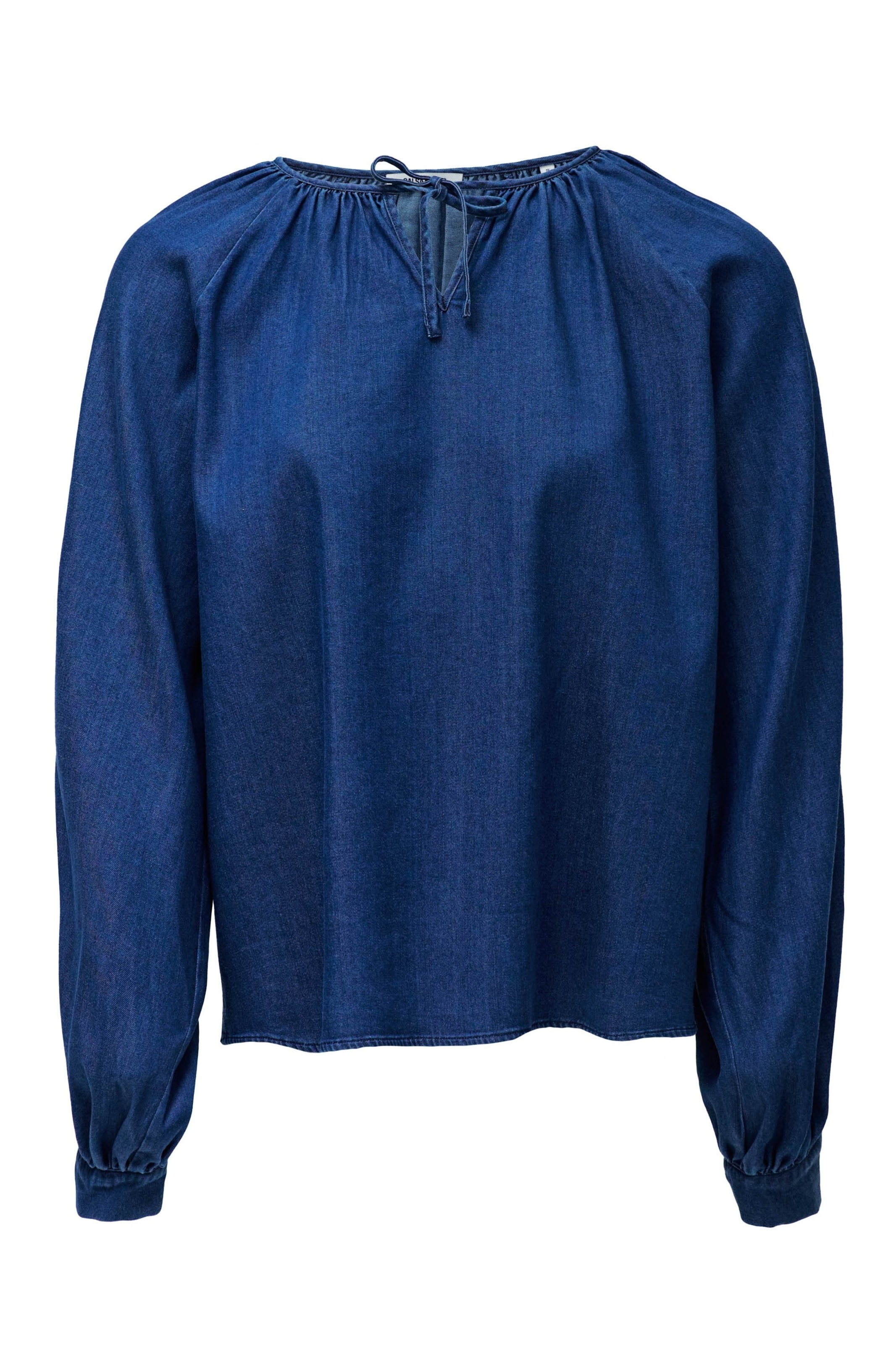 Salsa Jeans Blouse in Blauw: voorkant