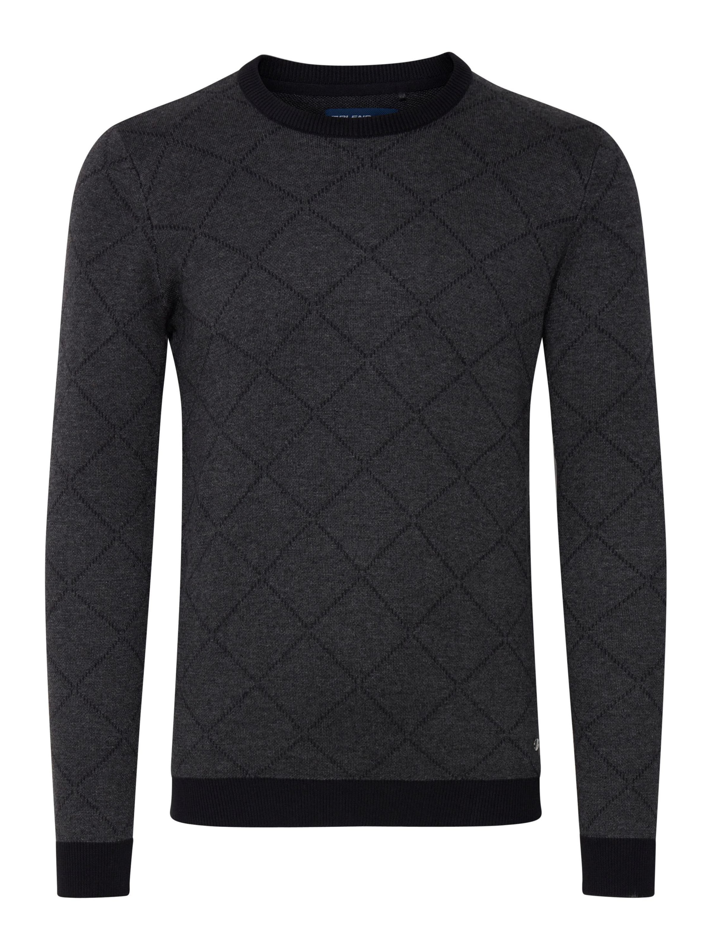 BLEND Pullover 'BHNison' in Grau: Vorderseite