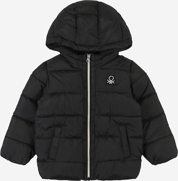 UNITED COLORS OF BENETTON Jacke in Schwarz: predná strana