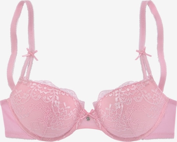 LASCANA Push-up BH in Pink: predná strana