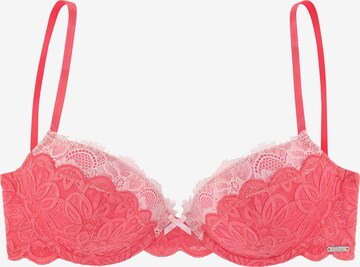 s.Oliver - Push-up Sujetador en rosa: frente