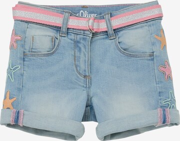 s.Oliver Regular Jeans in Blauw: voorkant