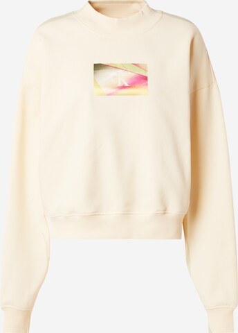 Calvin Klein Jeans Sweatshirt 'ILLUMINATED' in Gelb: predná strana