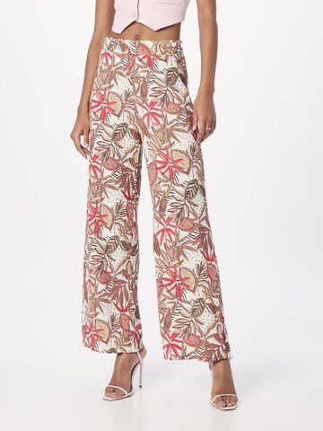 GARCIA Wide leg Broek 'Garcia' in Rood: voorkant