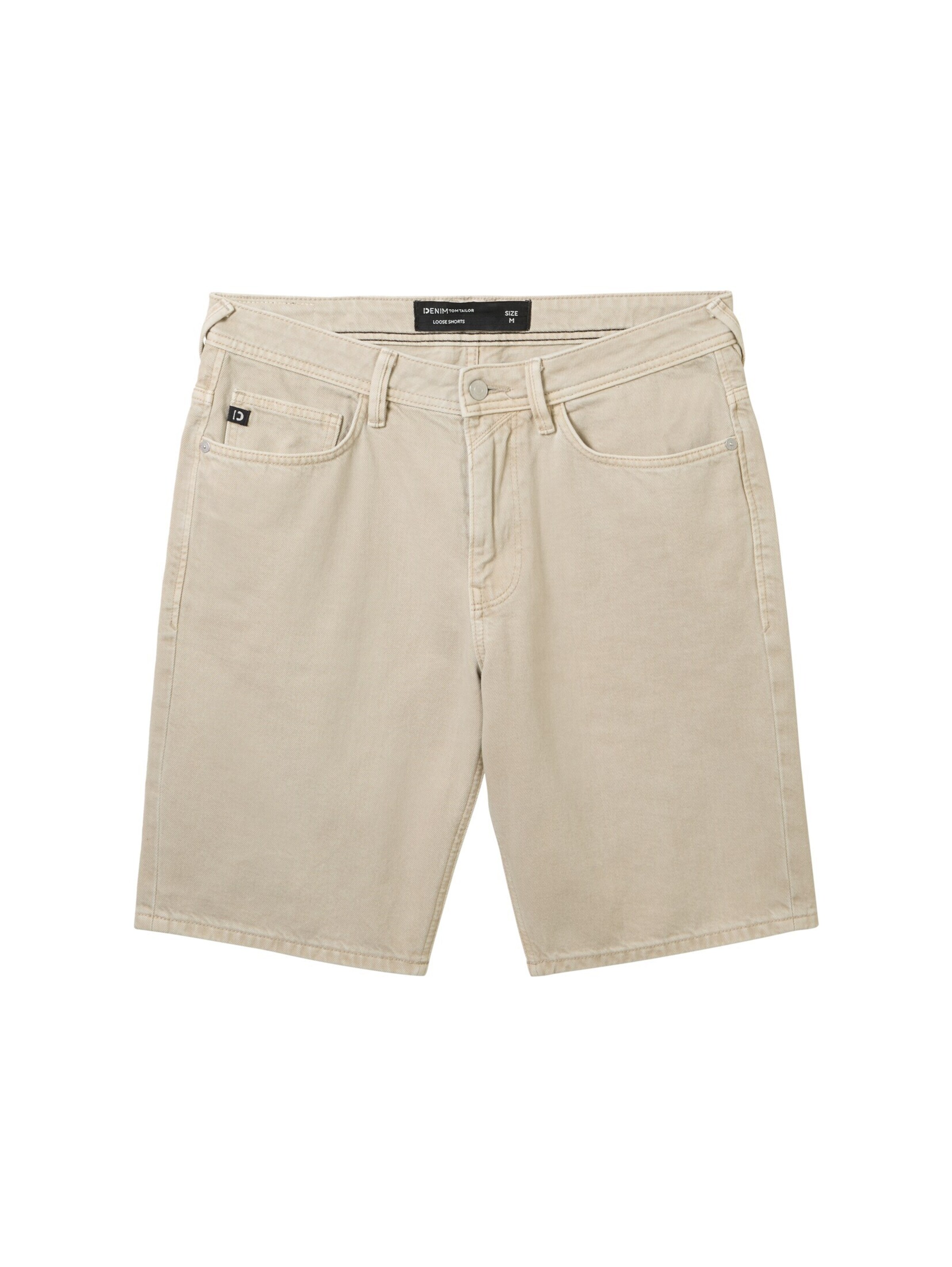 TOM TAILOR DENIM Loose fit Jeans in Beige: front