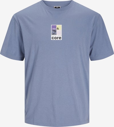 JACK & JONES T-Shirt en bleu / violet / noir / blanc, Vue avec produit