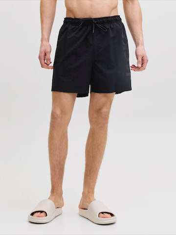 Pantaloncini da bagno 'JPSTMAUI' di JACK & JONES in nero: frontale